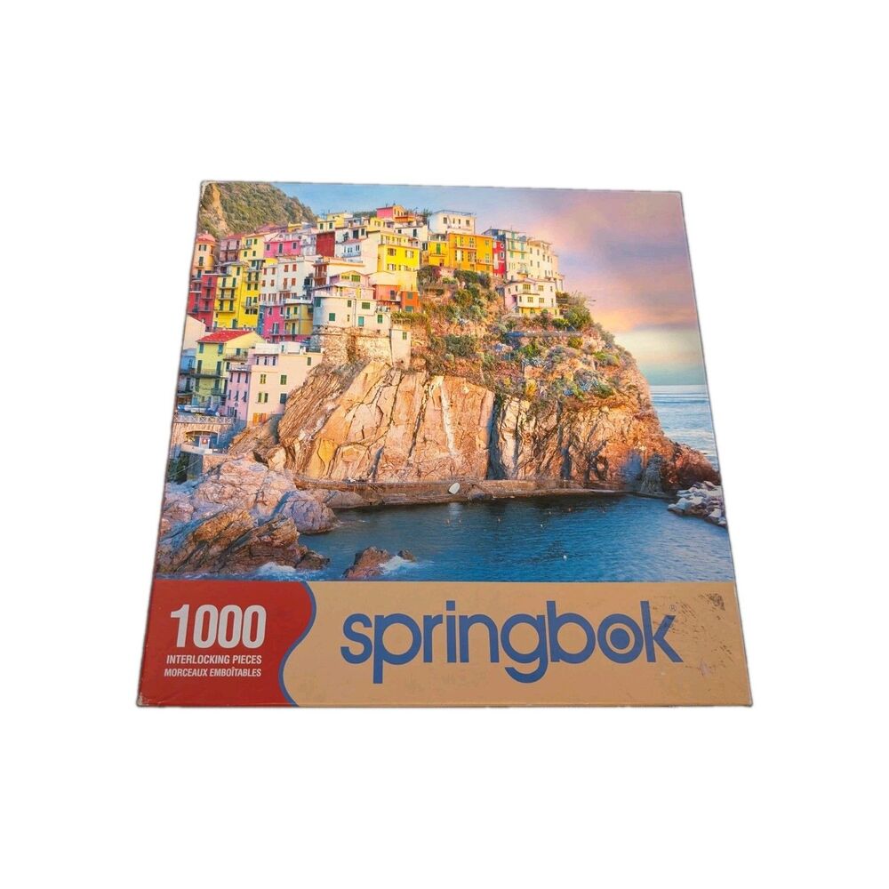 Springbok Puzzle Cliff Hangers Italian Landscape 1000 pieces 2011
